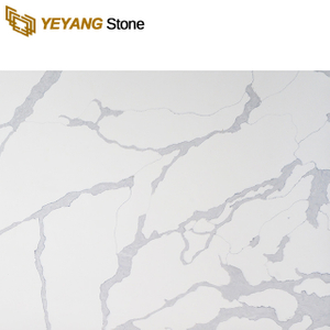 NT306 White Calacatta Quartz Slabs for Sale Best Price