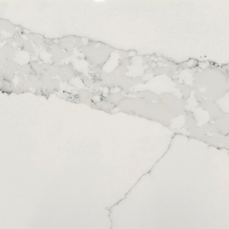 Faux Quartz Countertop White Quartz Slab for Kitchen NT1101